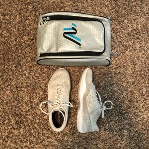 Varsity cheer shoes with case